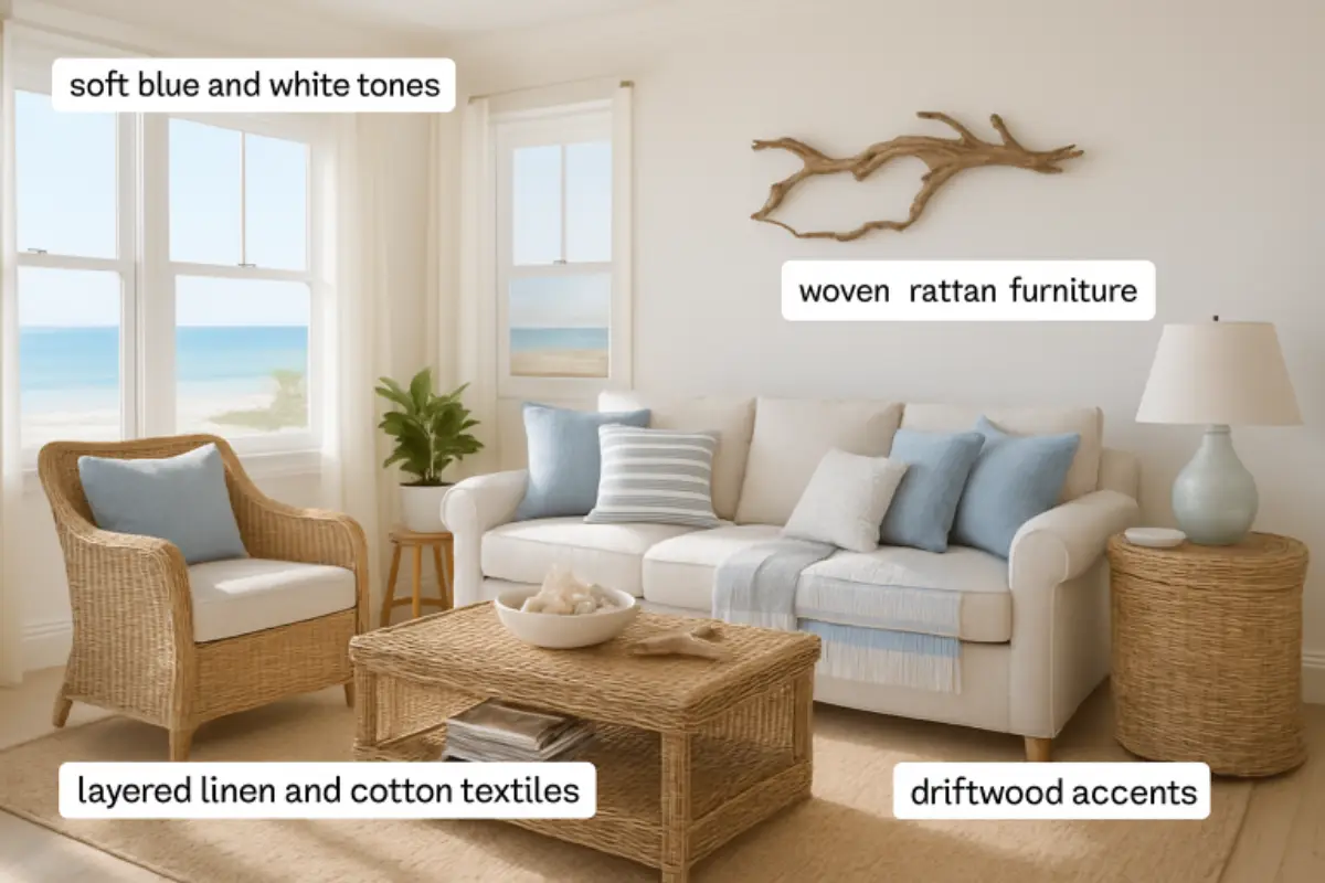 Beach House Feel Cozy