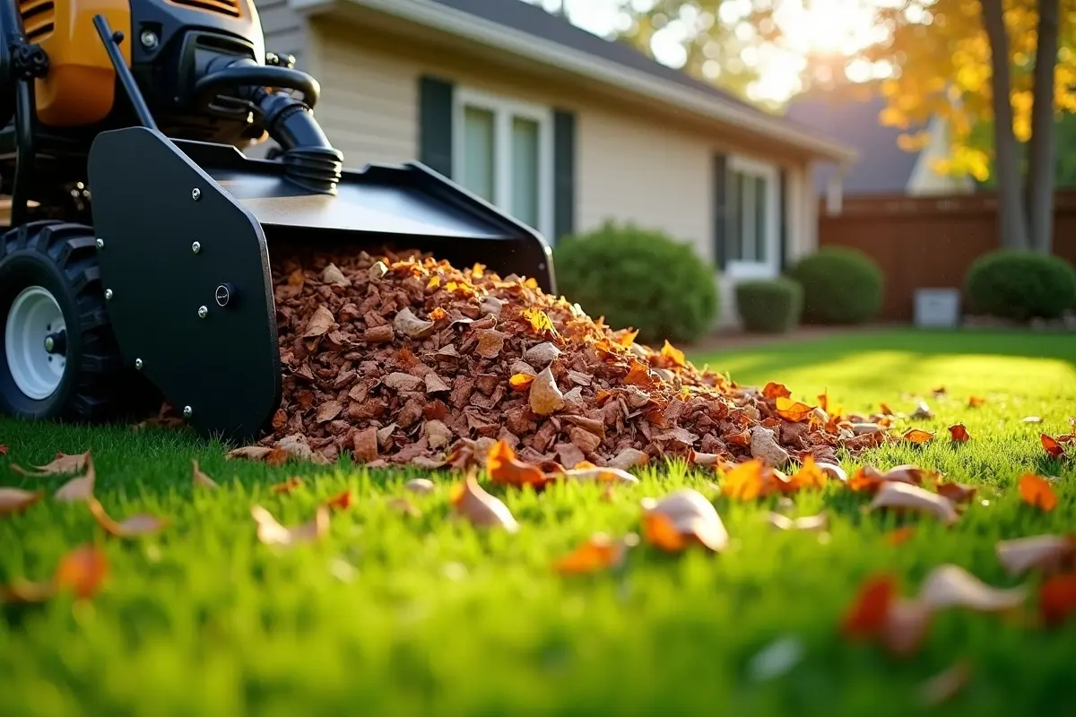 leaf vacuum mulchers help build a healthier lawn