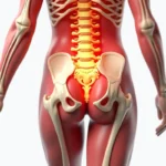 sciatica pain traveling along nerve pathway explained