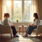 supportive therapeutic environment helping person achieve long term addiction recovery